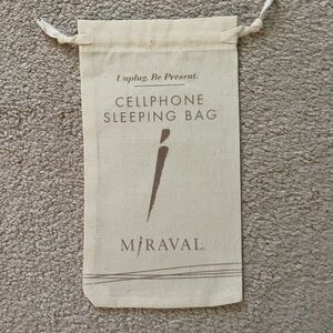 Miraval Cell Phone Sleeping Bag - Never Used
